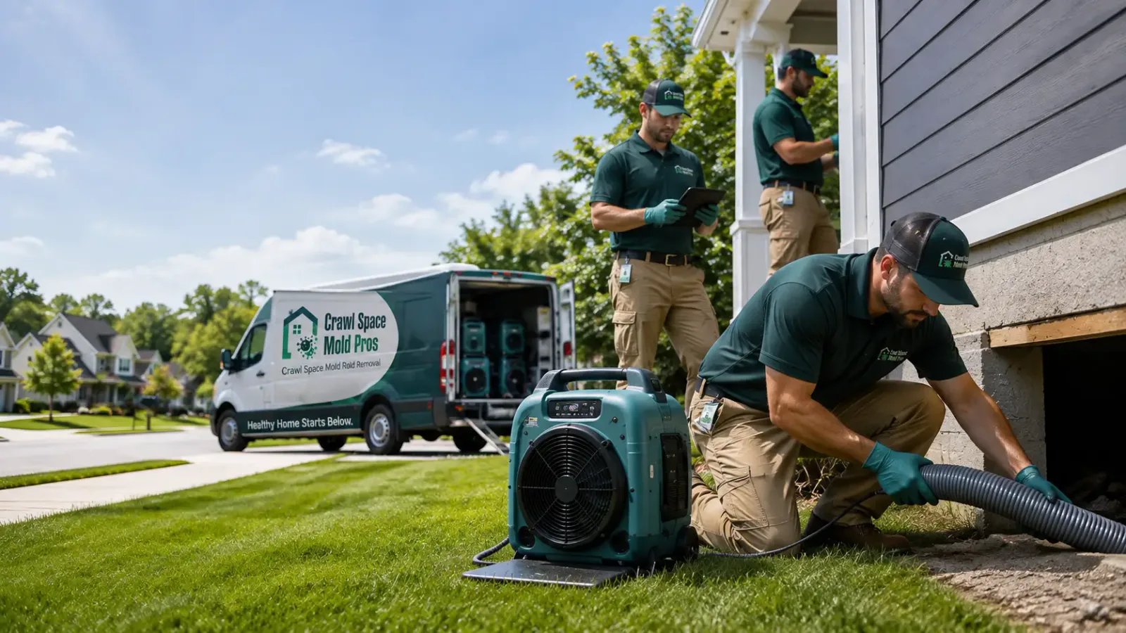 Crawl Space Mold Removal in Sparta, MI